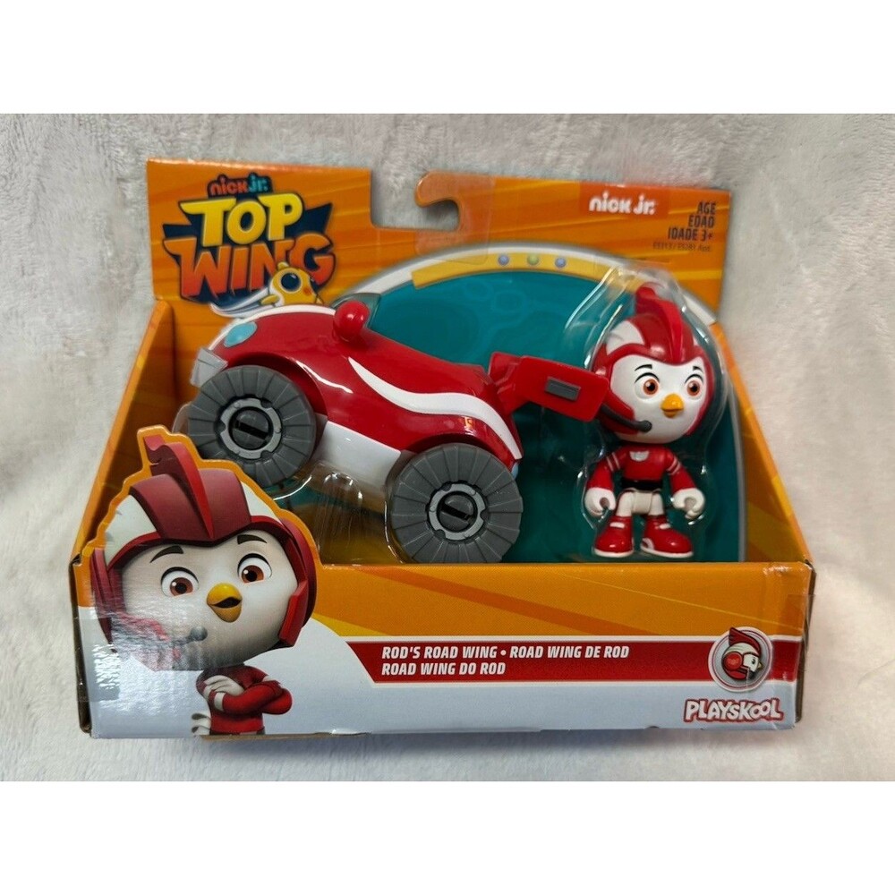 NEW Nick Jr Top Wing Rods Road Wing Action Figure Vehicle Racer Car Toy
